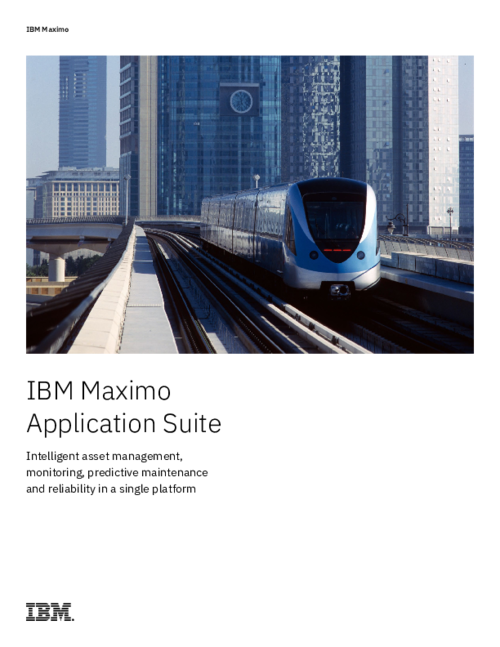 IBM Maximo Application Suite solution brief