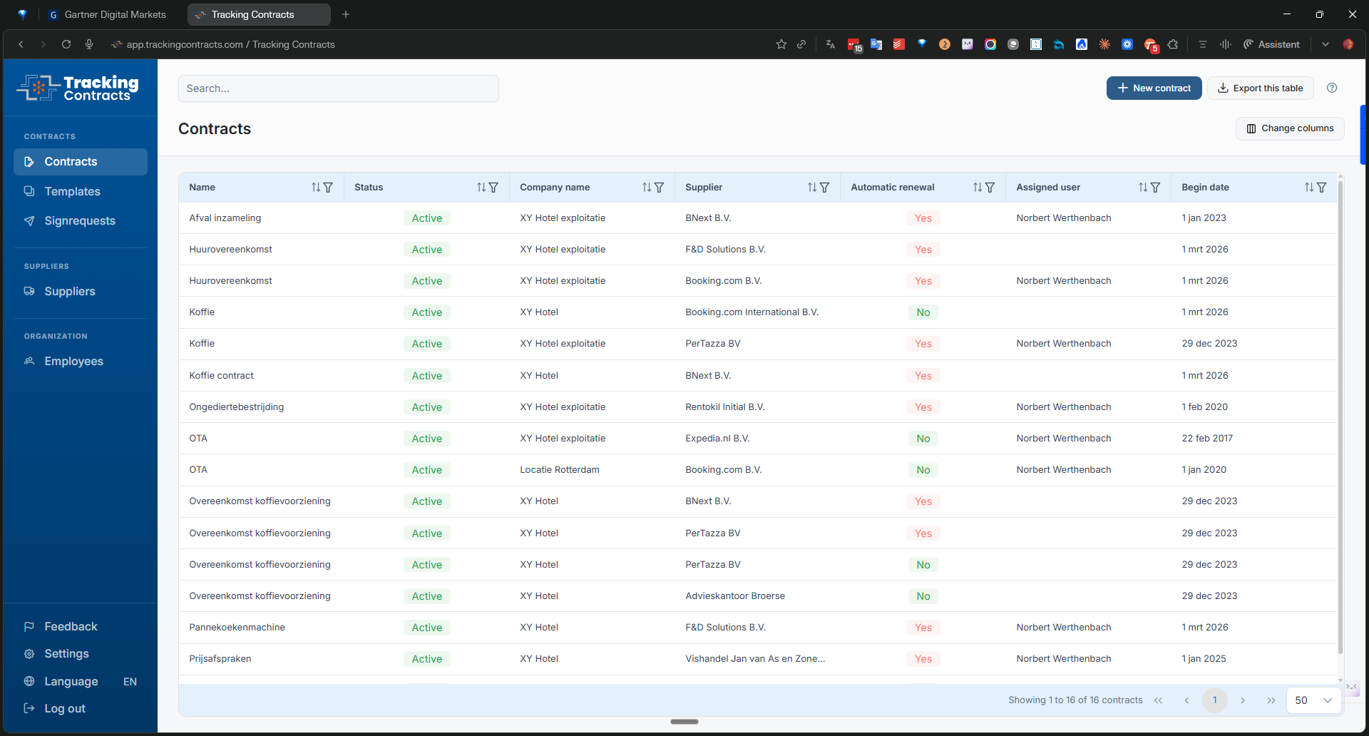 Tracking Contracts Reviews 2026: Details, Pricing, & Features | G2
