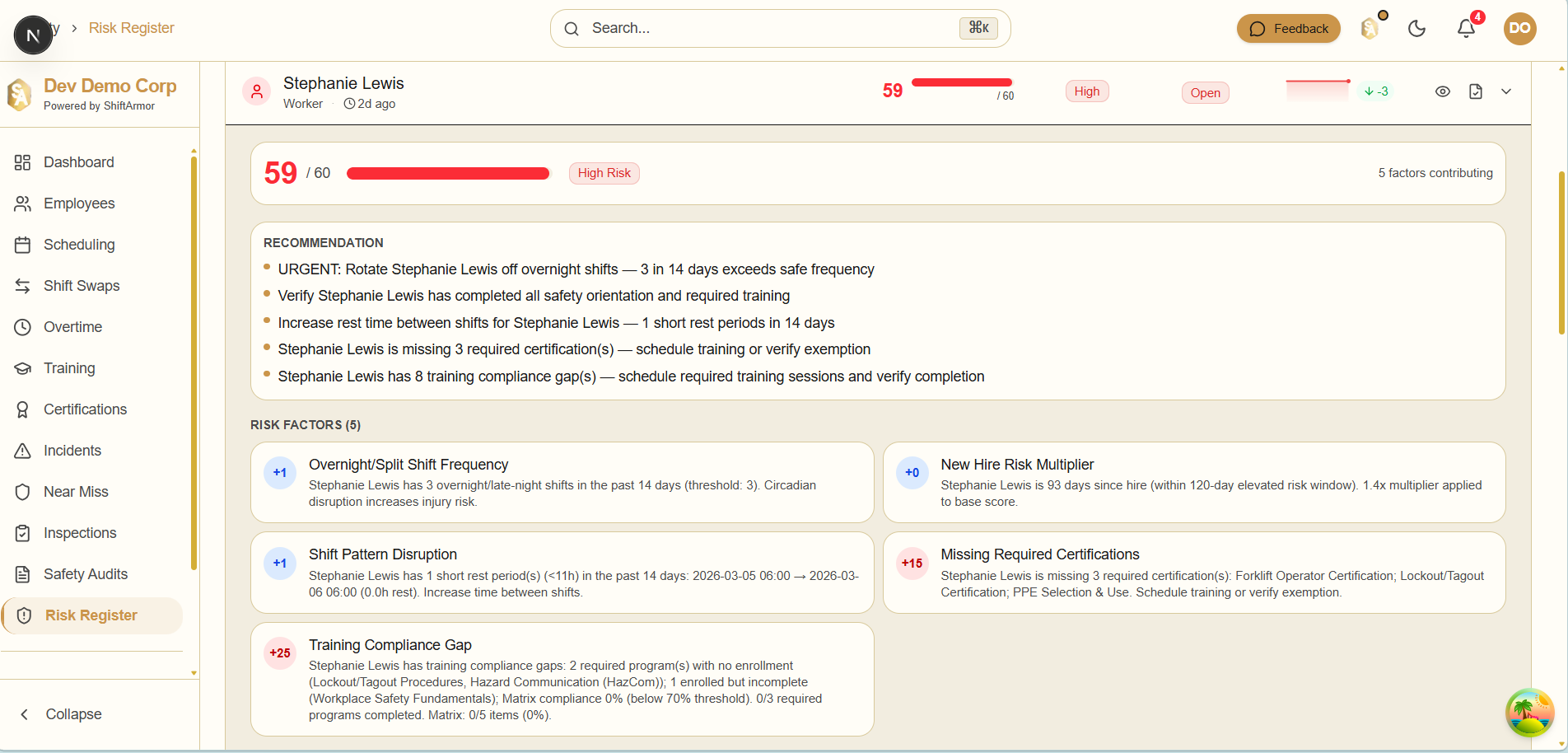 ShiftArmor screenshot