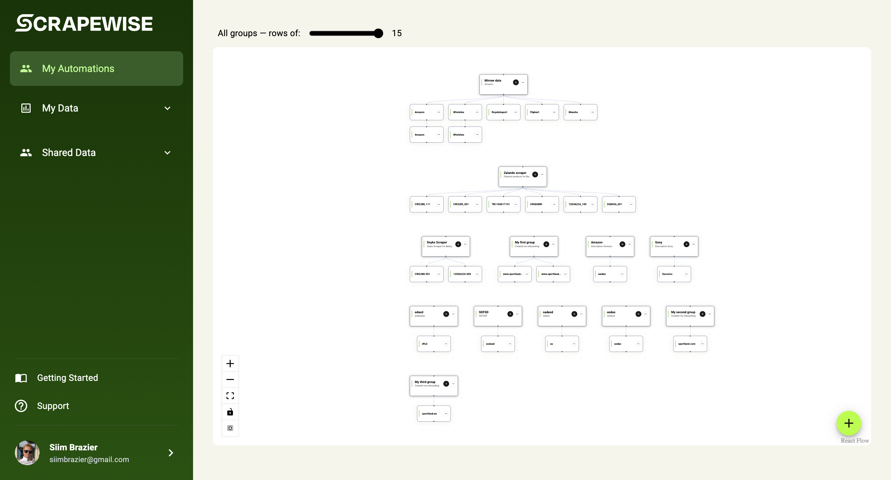 ScrapeWise.ai screenshot