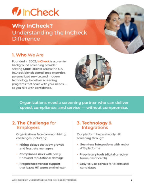 InCheck Reviews 2026: Details, Pricing, & Features | G2