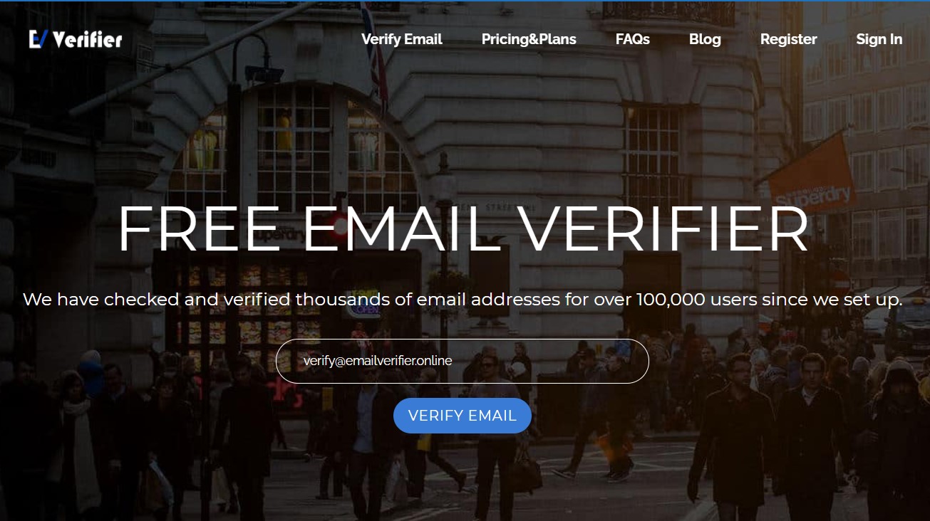 Email Verifier Online screenshot