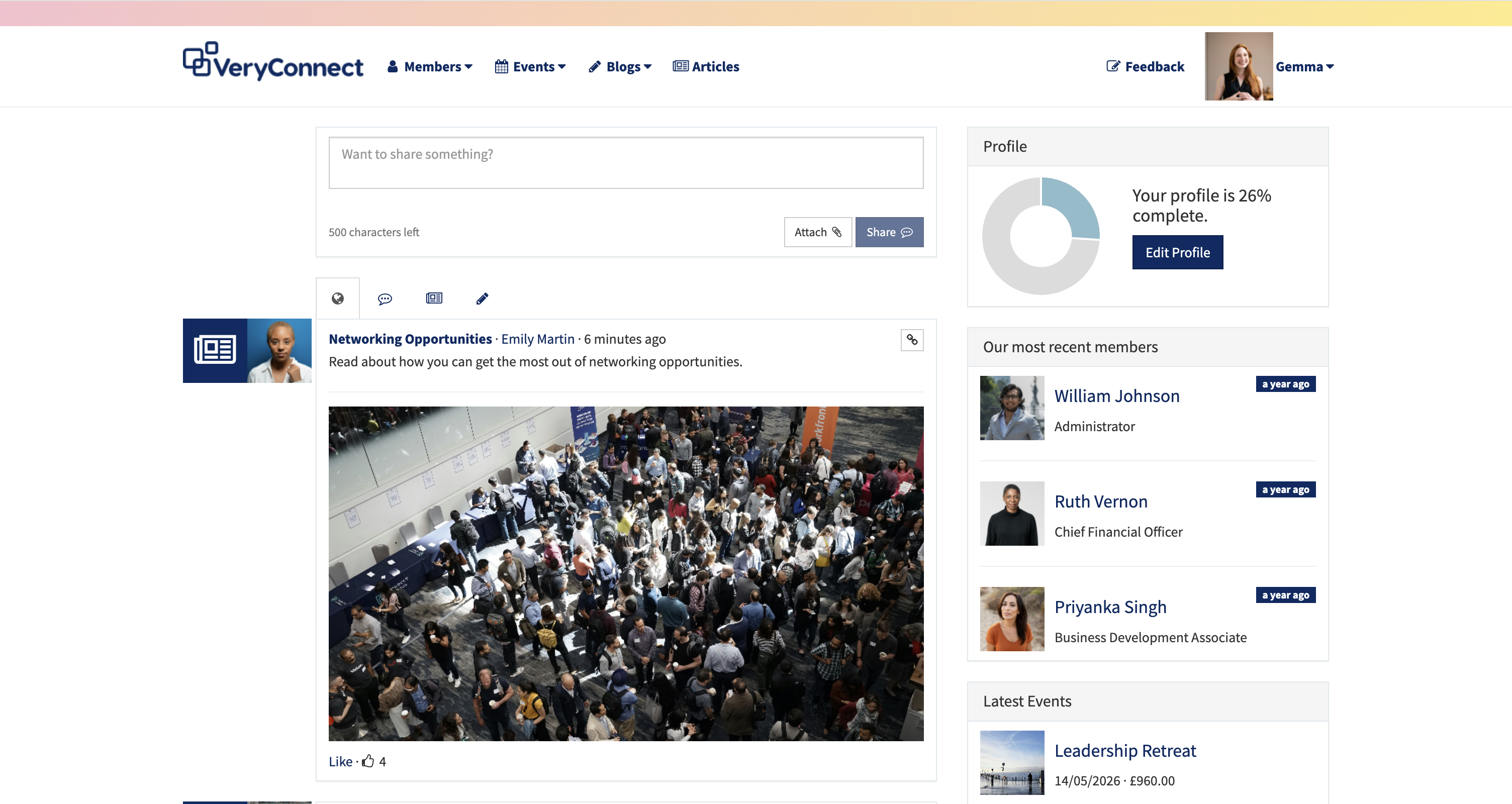 Membership Management Software screenshot