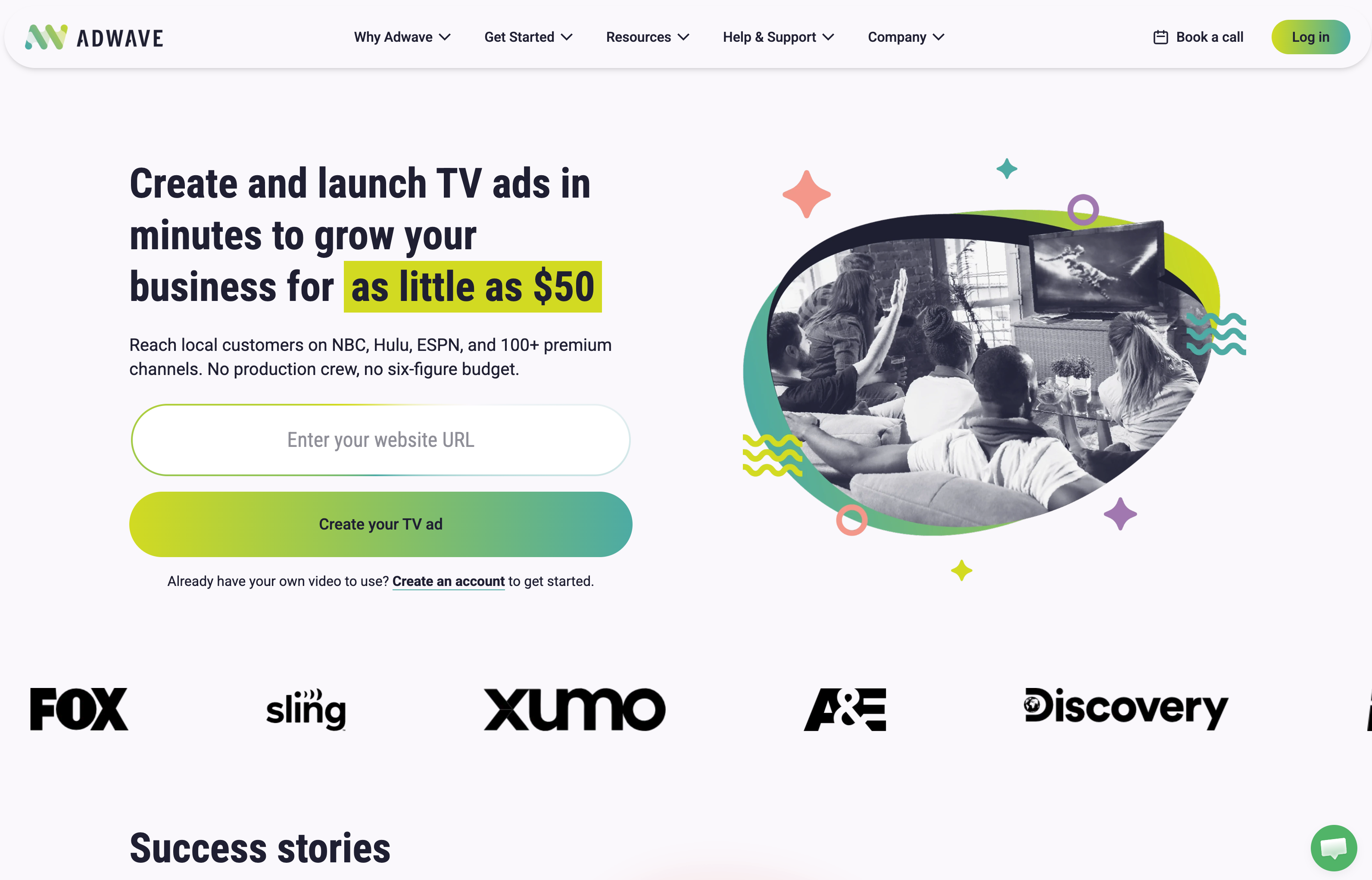 Adwave screenshot