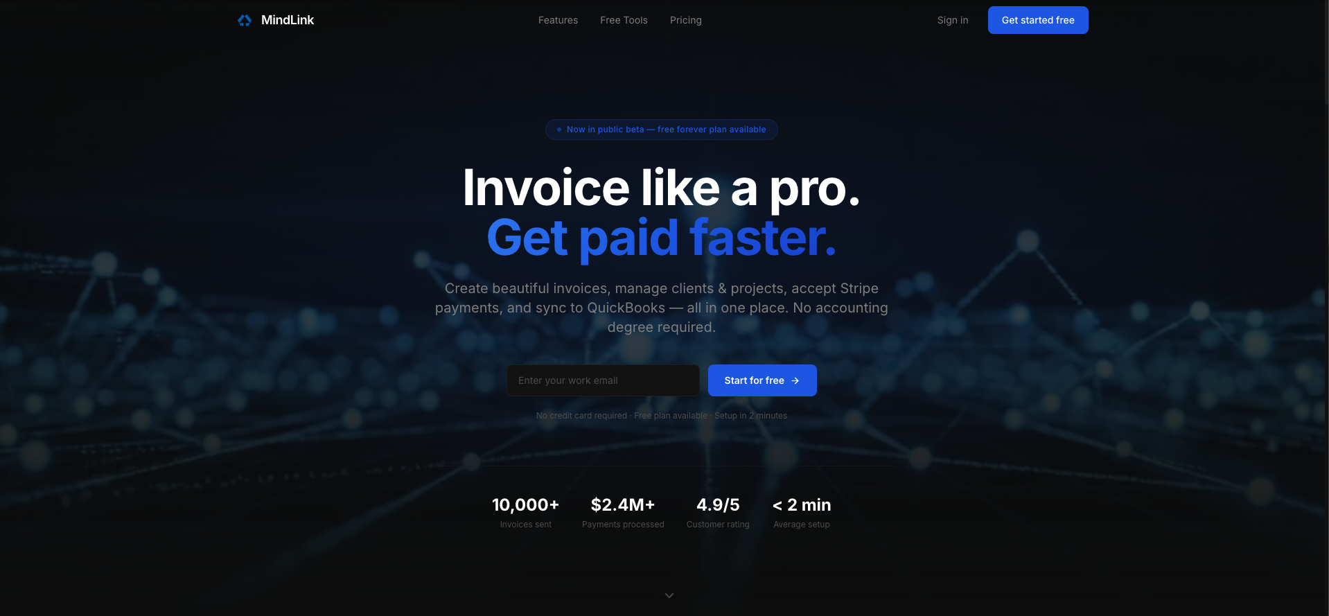 Mindlink screenshot