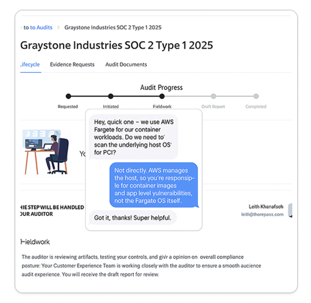 Thoropass Audit screenshot