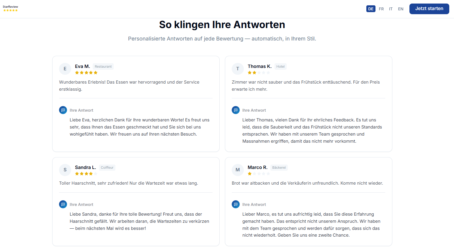 StarReview screenshot
