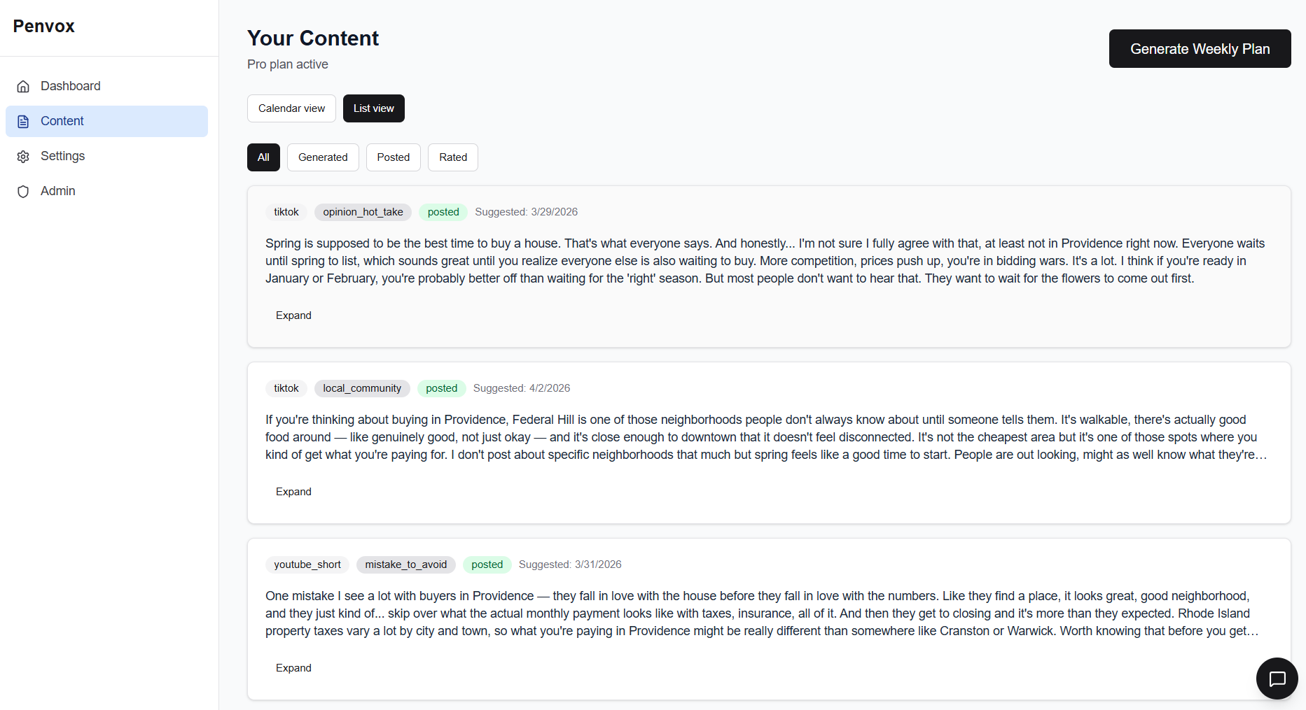 Penvox screenshot