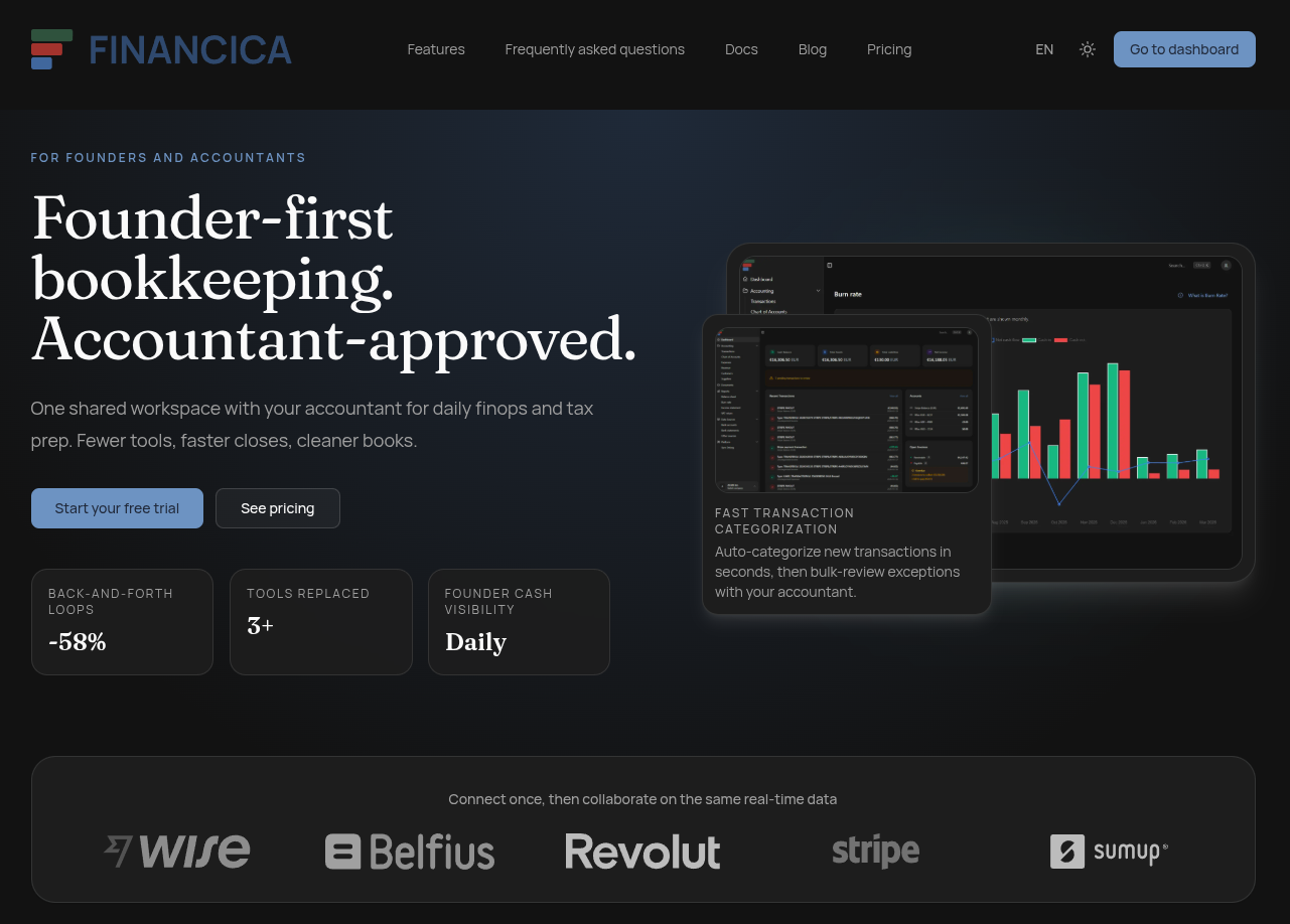 Financica screenshot