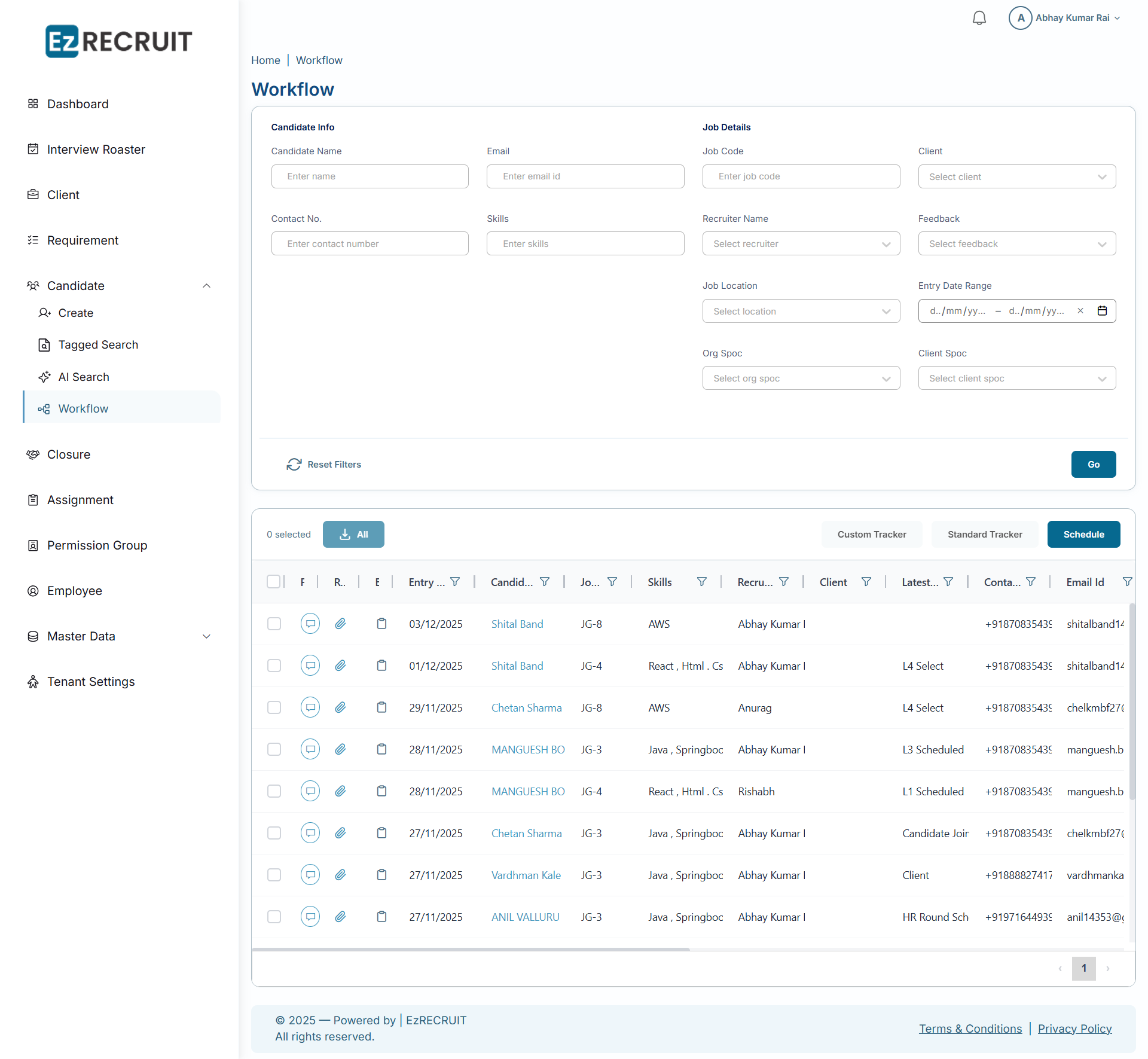 Erecruit System Examples EzRecruit.ai Reviews 2026: Details, Pricing, & Features | G2