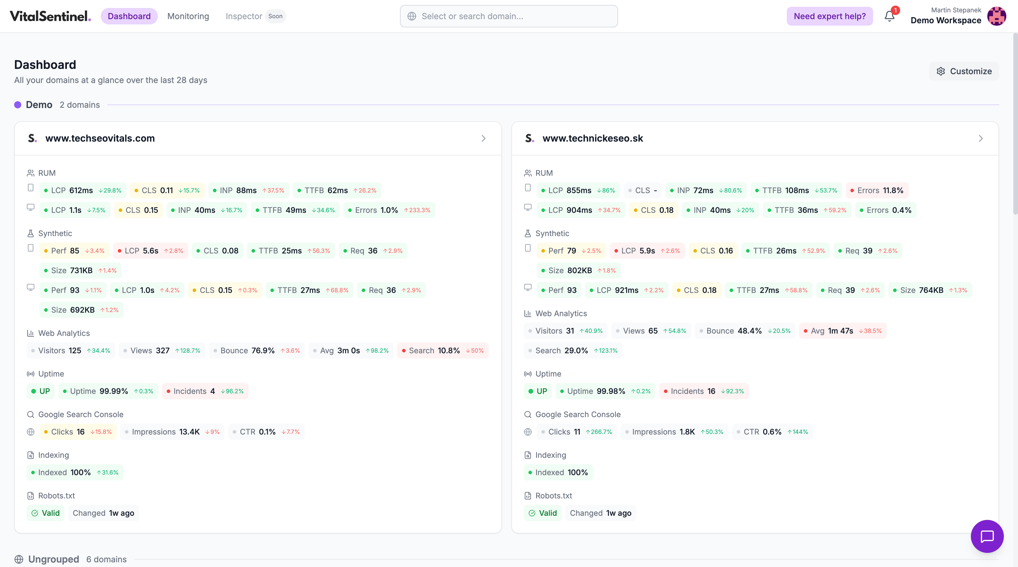 VitalSentinel screenshot