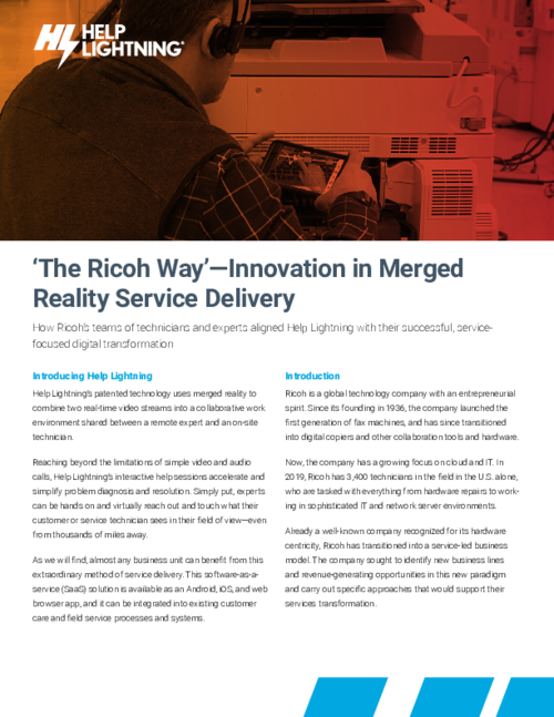 Ricoh Remote Assistance Case Study