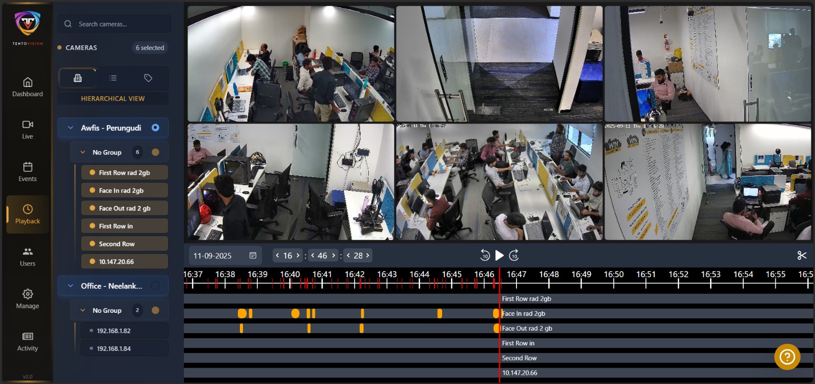 Tentovision screenshot