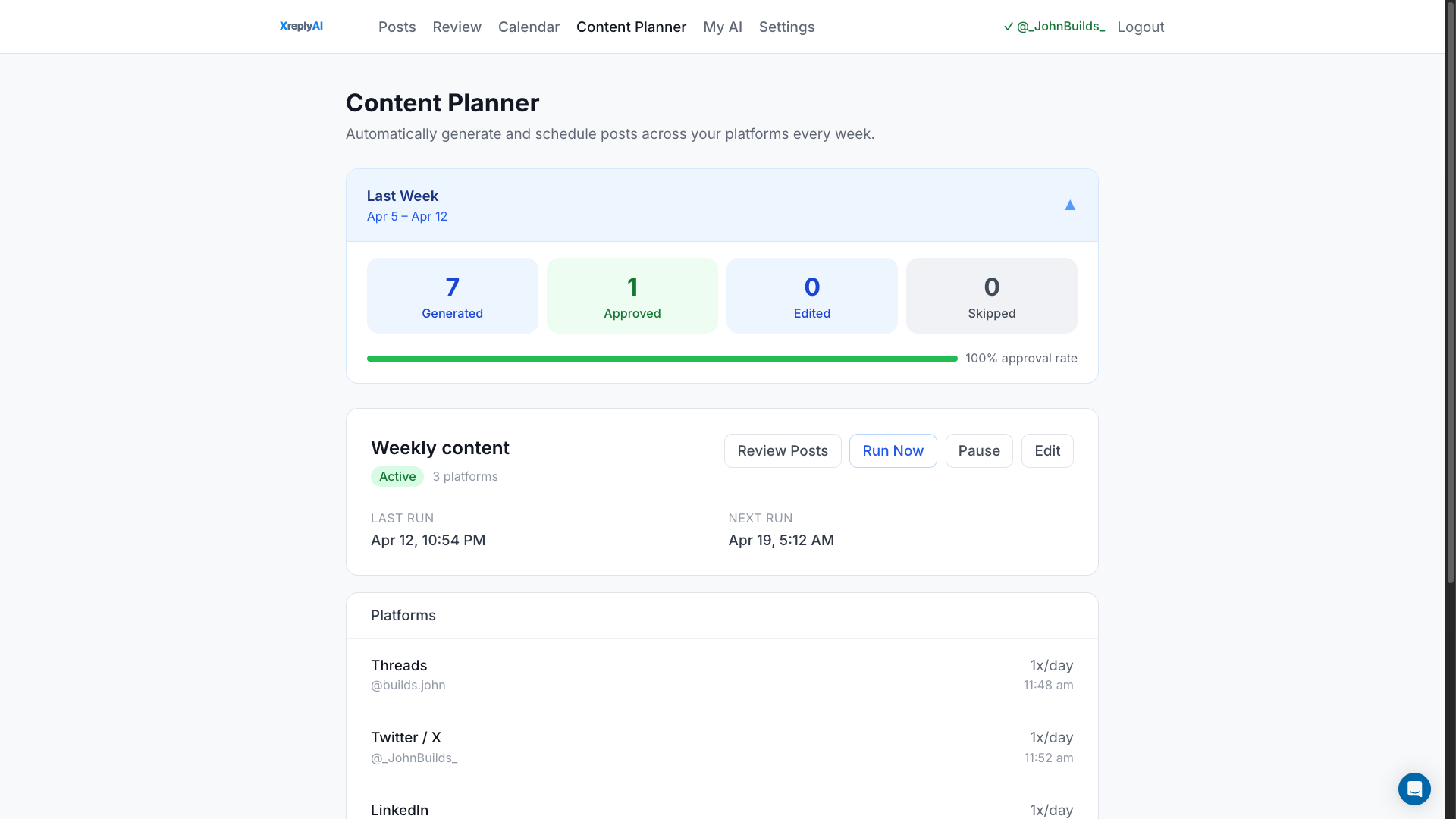 XreplyAI screenshot