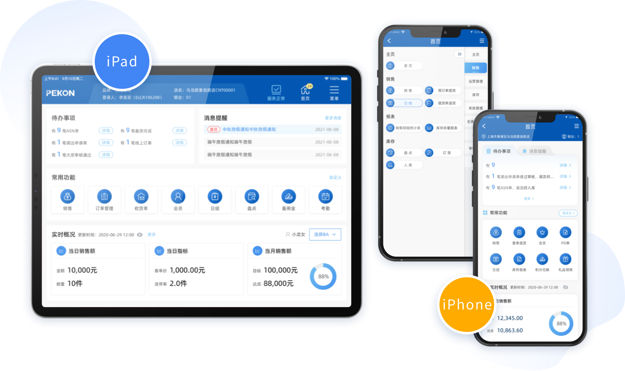 Pekon Smart Retail Platform screenshot