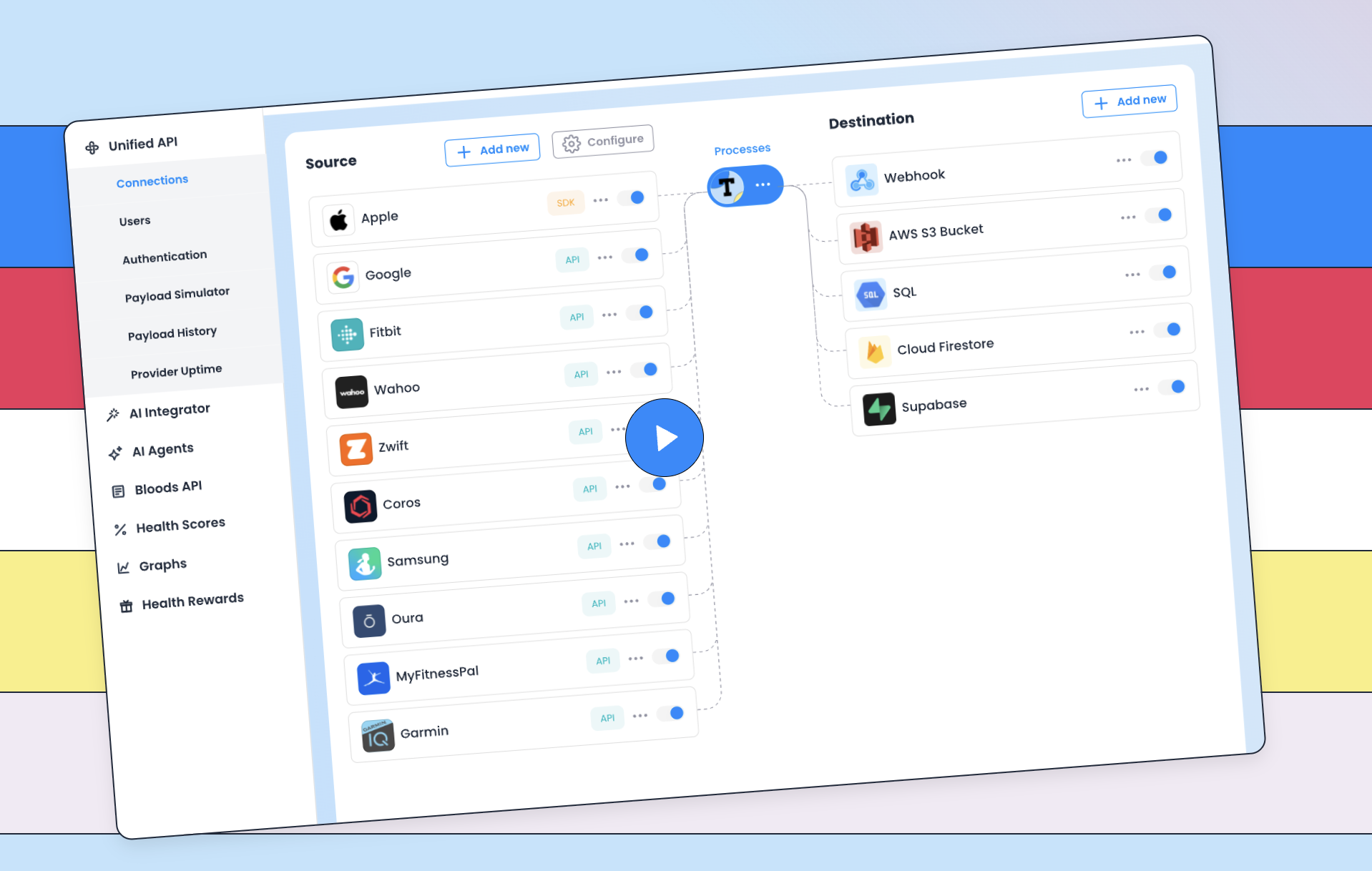 Terra API screenshot