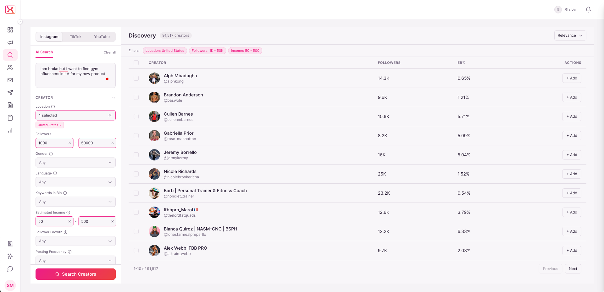Infloxy screenshot