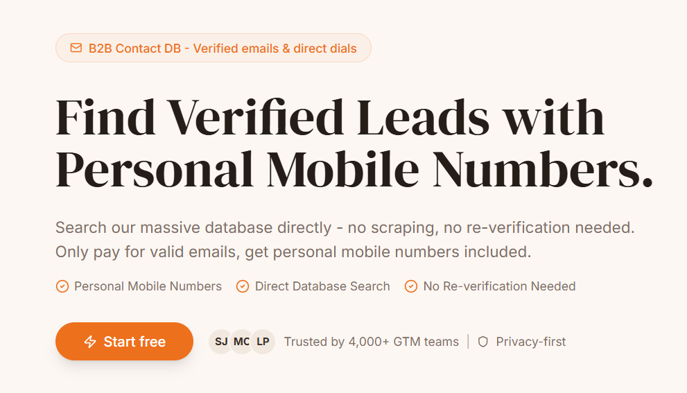 Searchleads screenshot