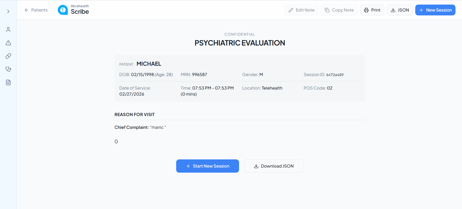 Akrahealth Scribe screenshot