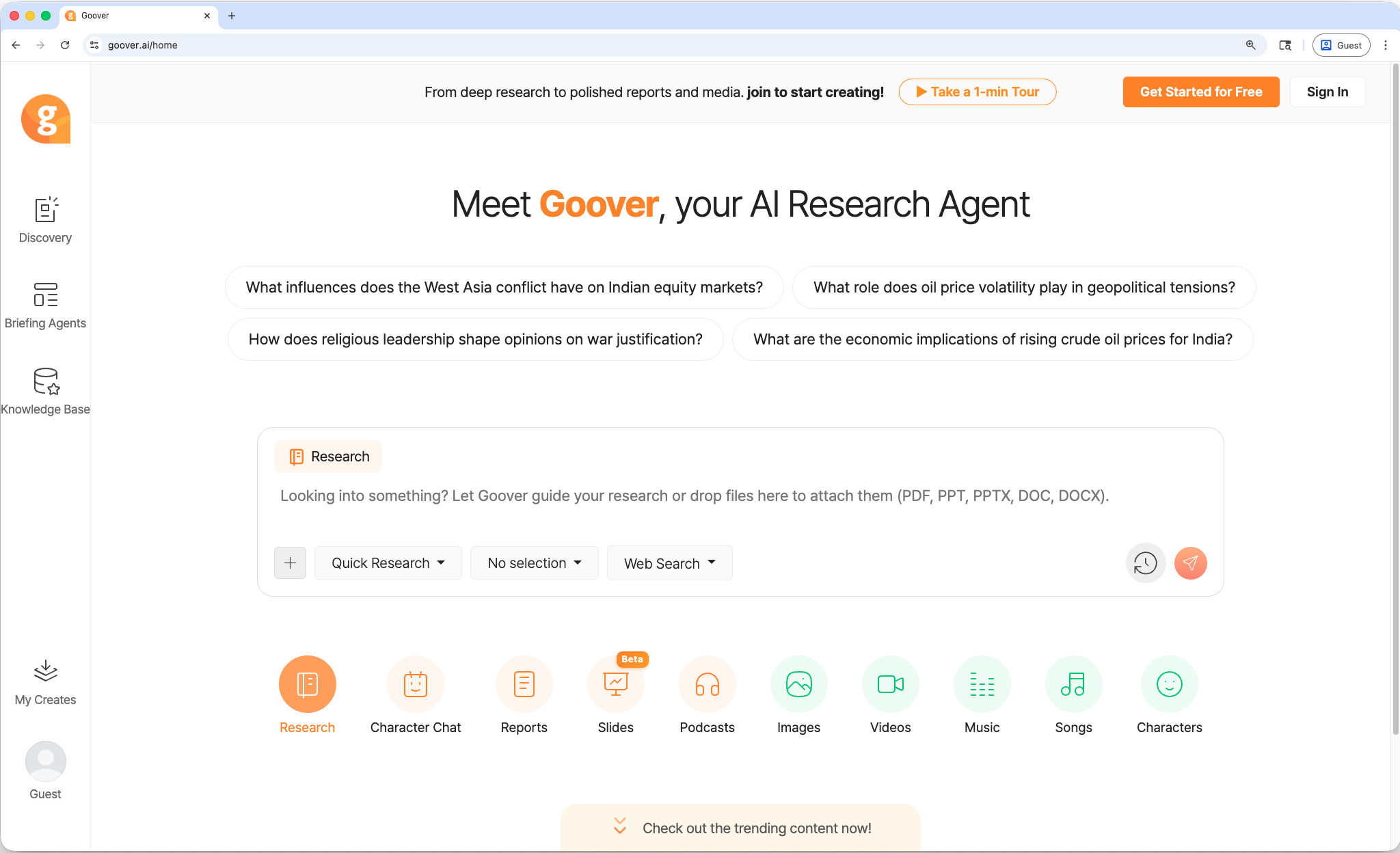 Goover screenshot