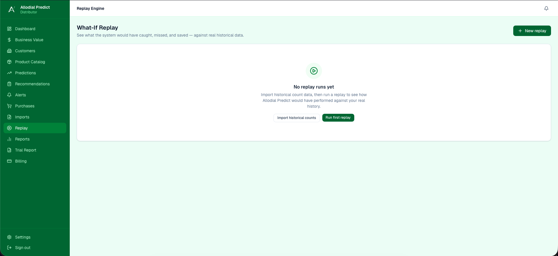 Allodial Predict screenshot