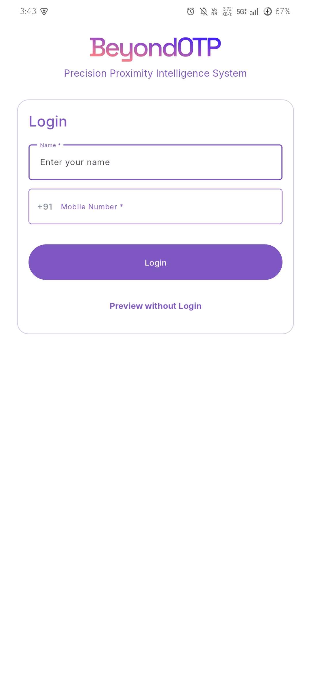BeyondOTP screenshot