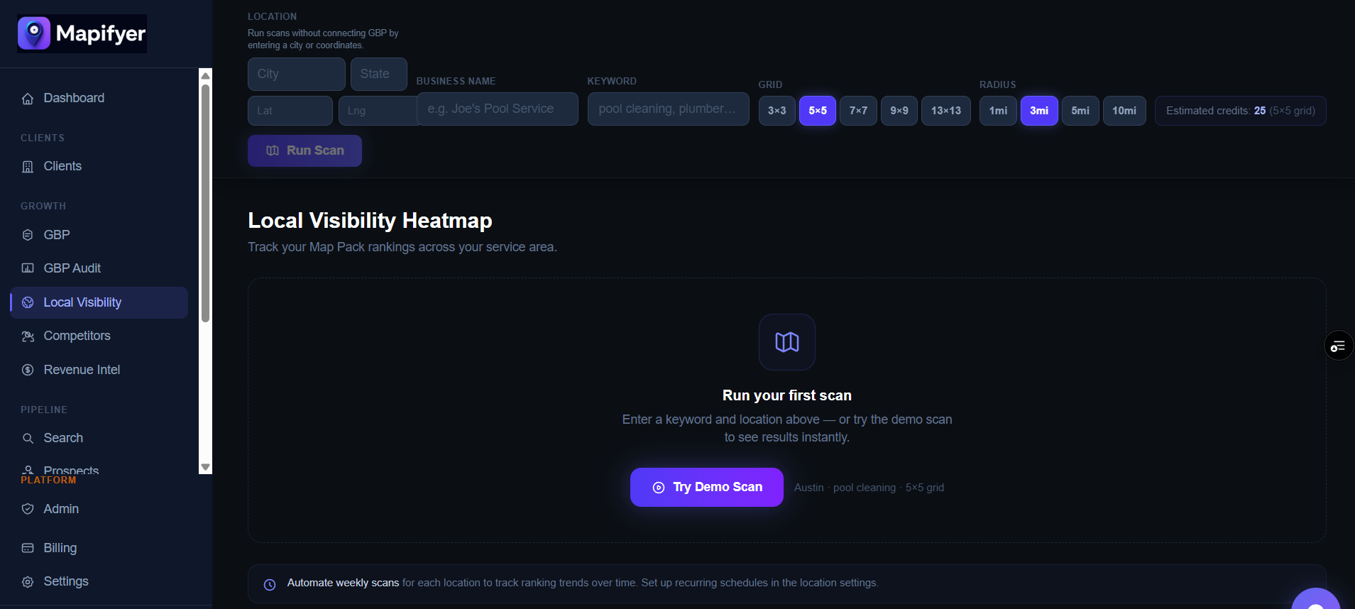 Mapifyer screenshot