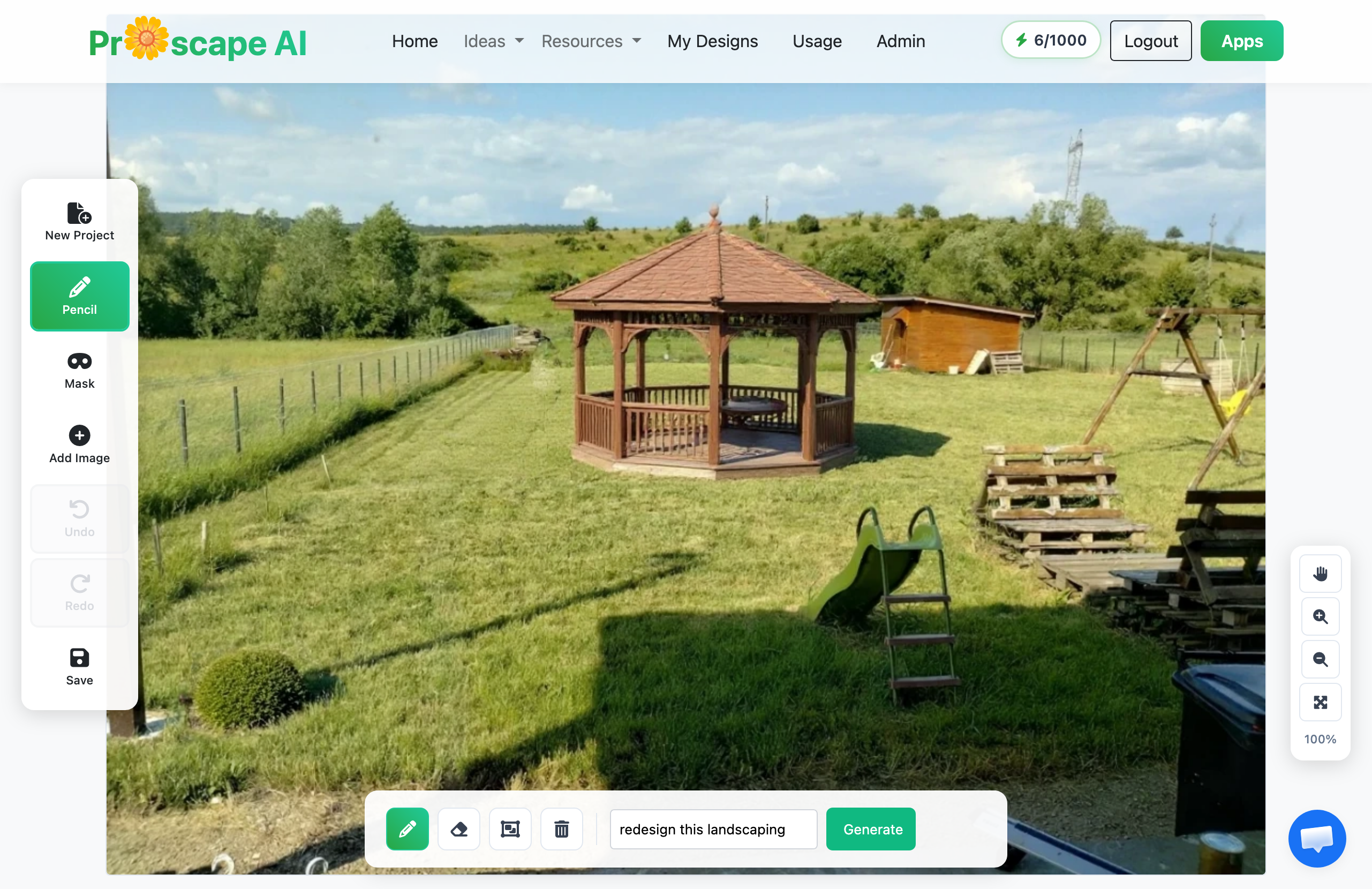 ProScape AI screenshot