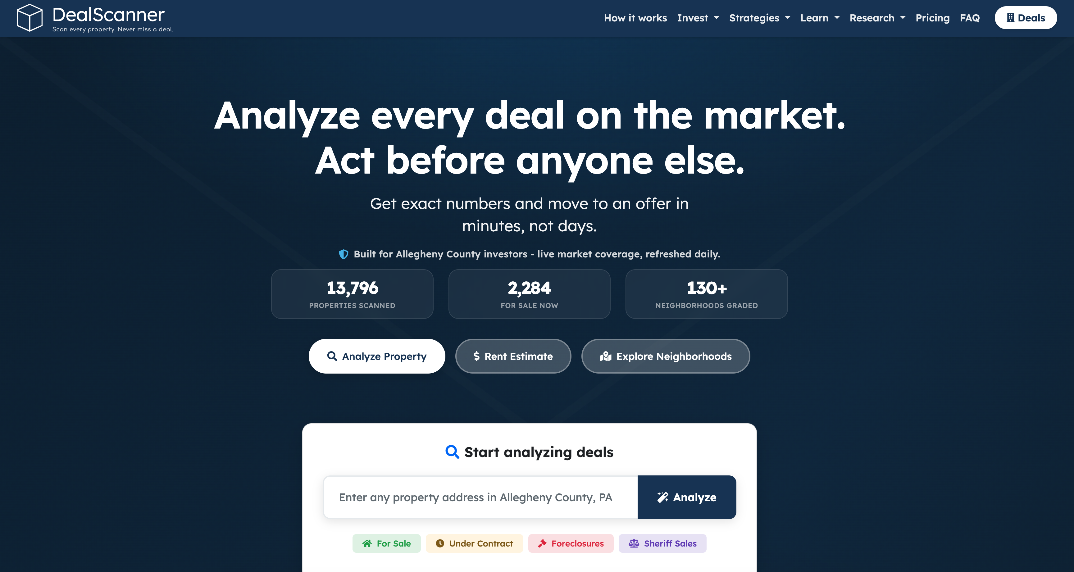 DealScanner screenshot