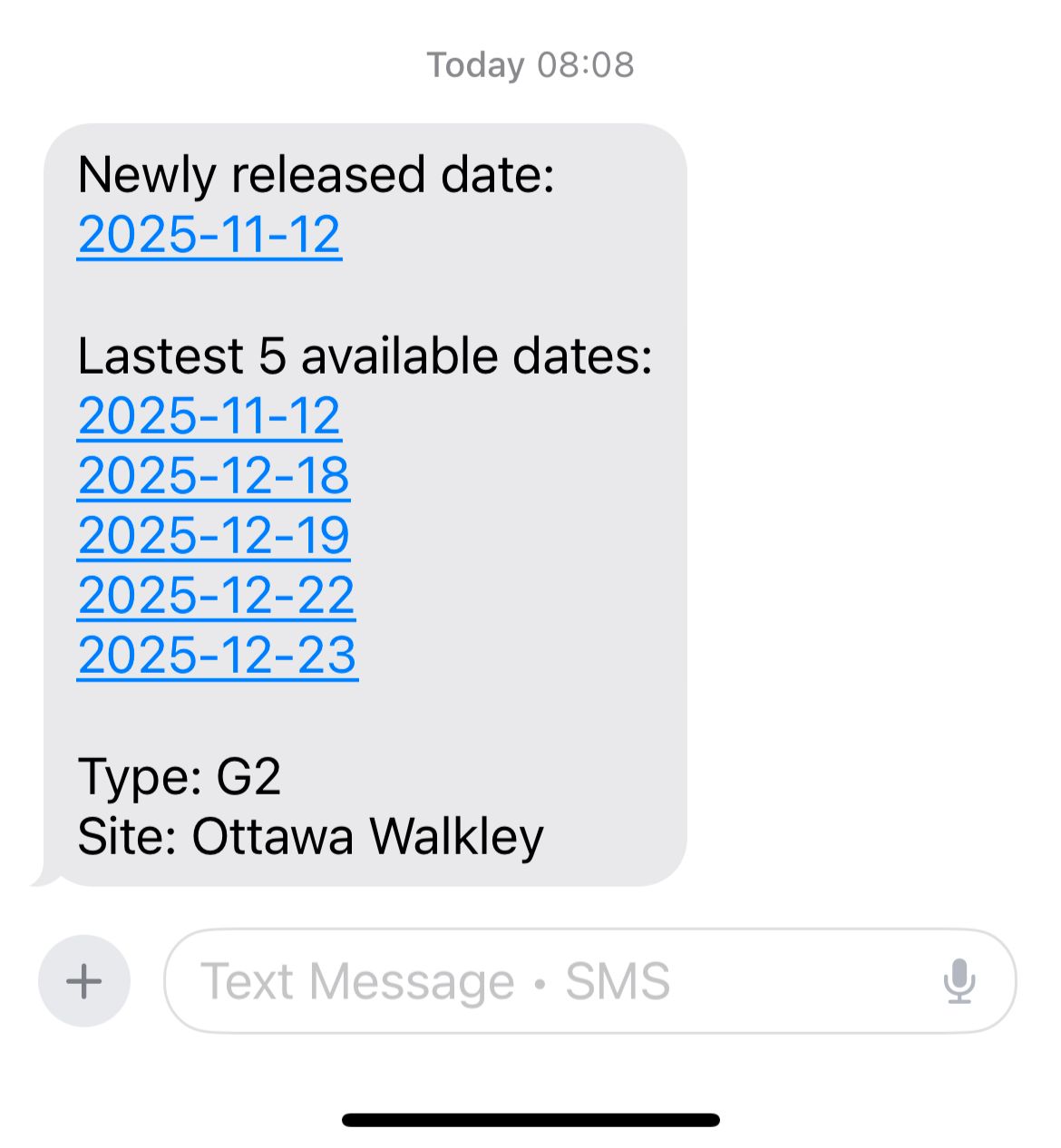 RoadTestNotify screenshot