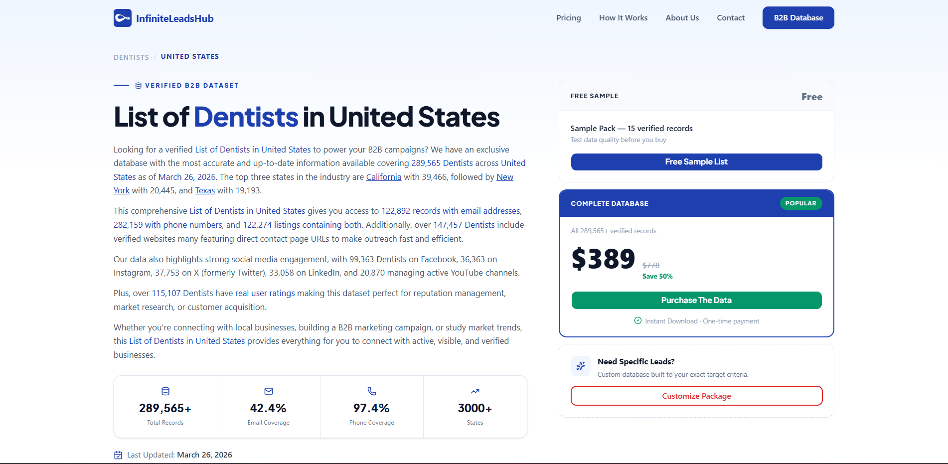 InfiniteLeadsHub screenshot