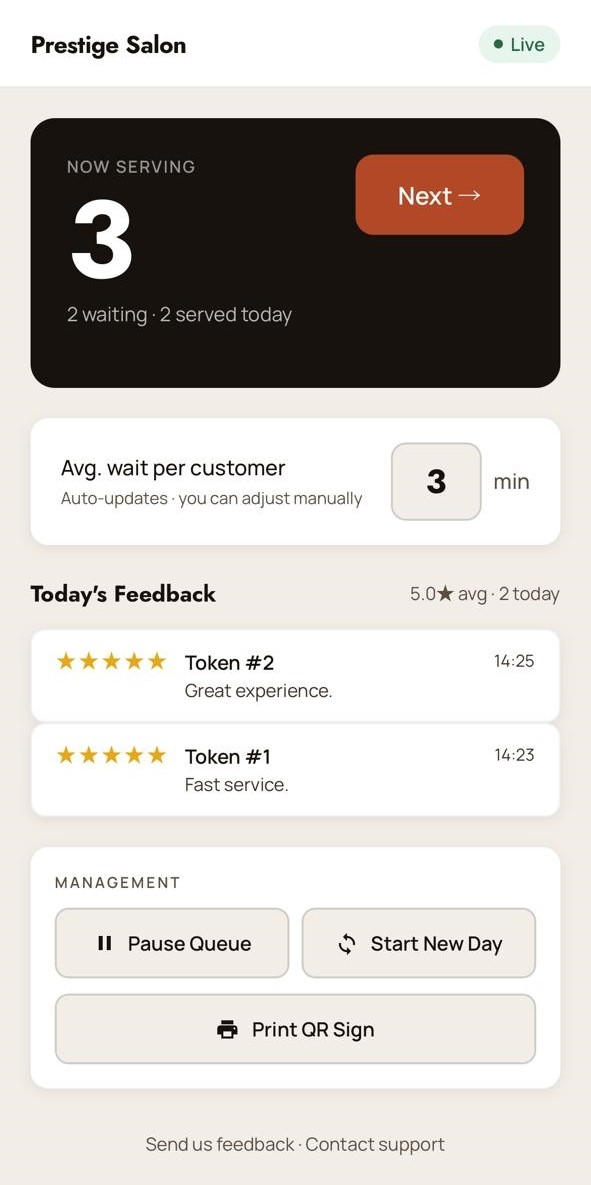 TurnQueue screenshot