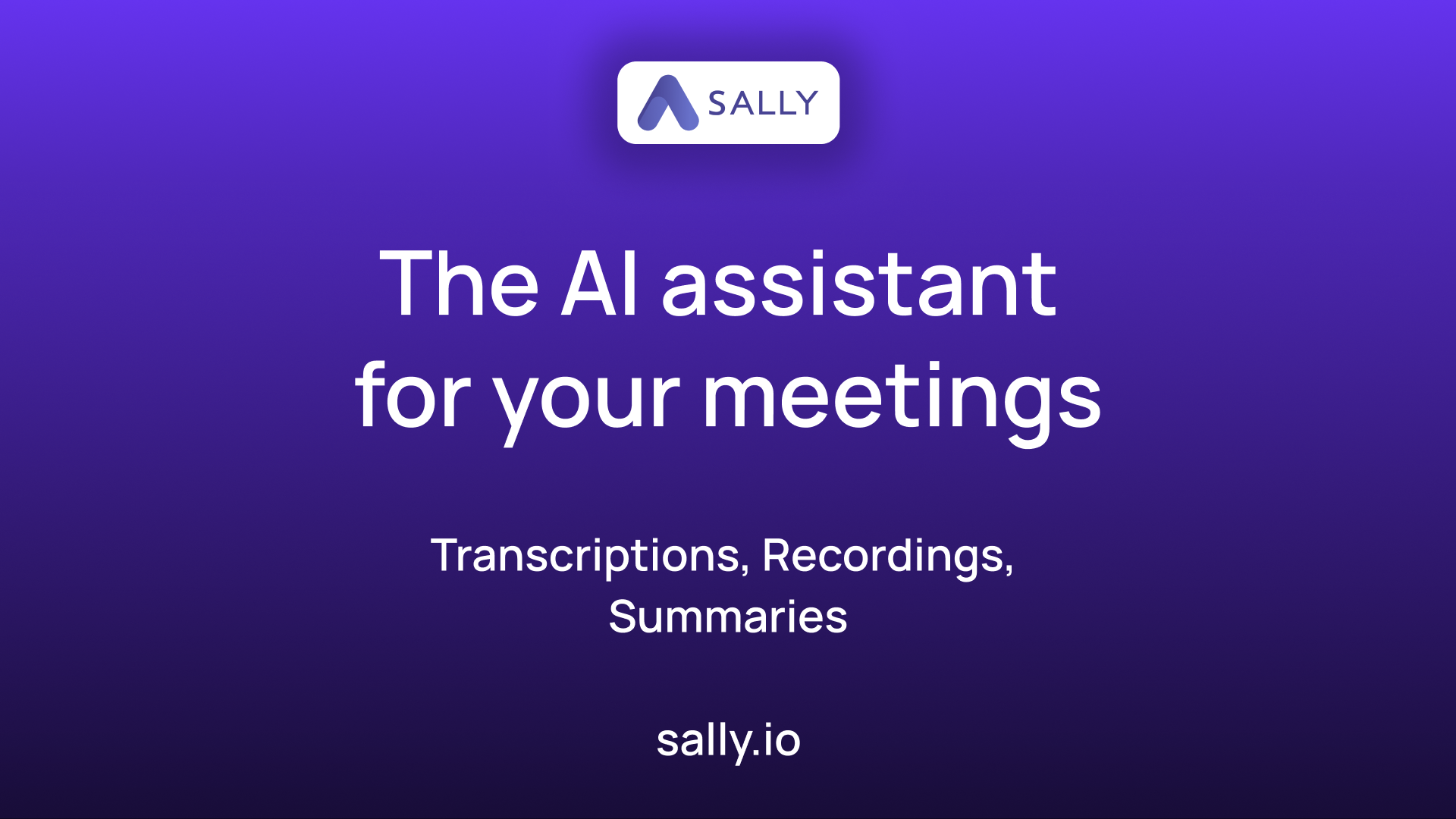 Sally AI screenshot