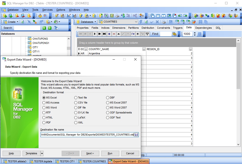 SQL Manager for DB2 screenshot