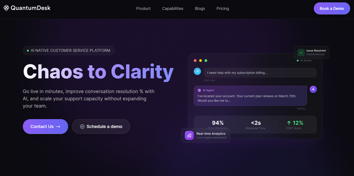 QuantumDesk screenshot