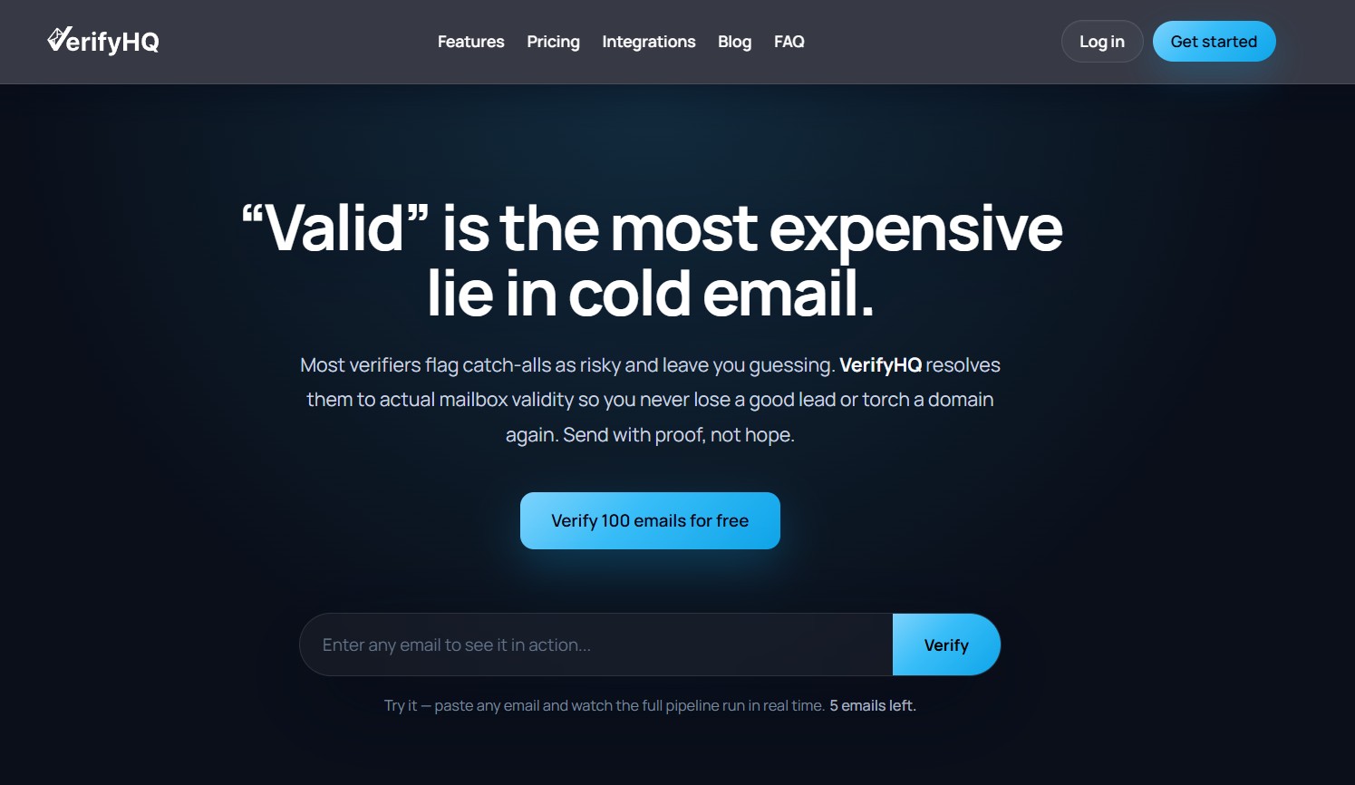 VerifyHQ screenshot