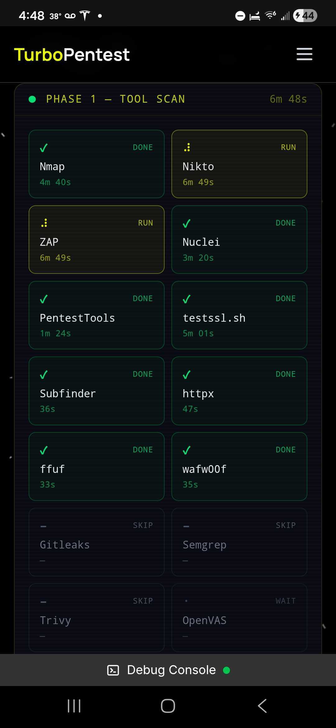TurboPentest screenshot