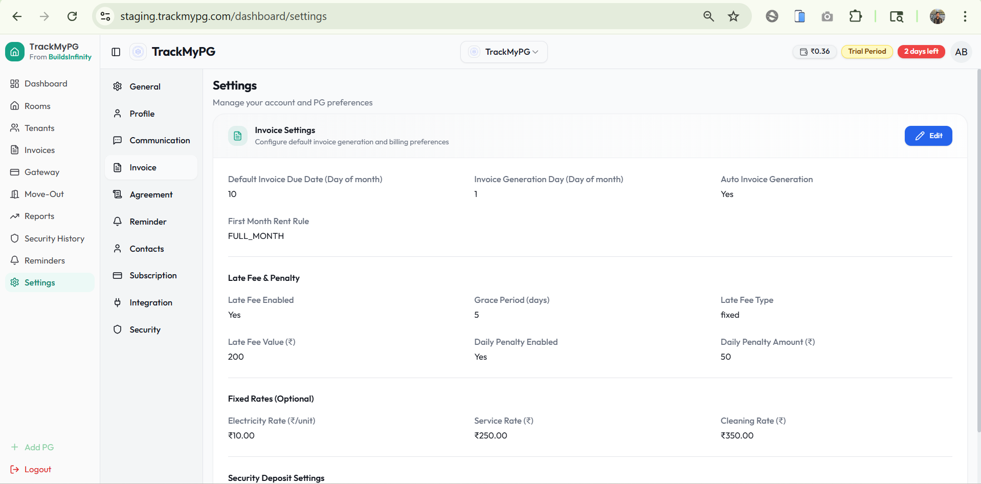 TrackMyPG screenshot