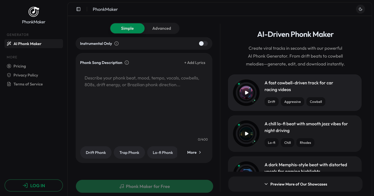 phonkmaker screenshot