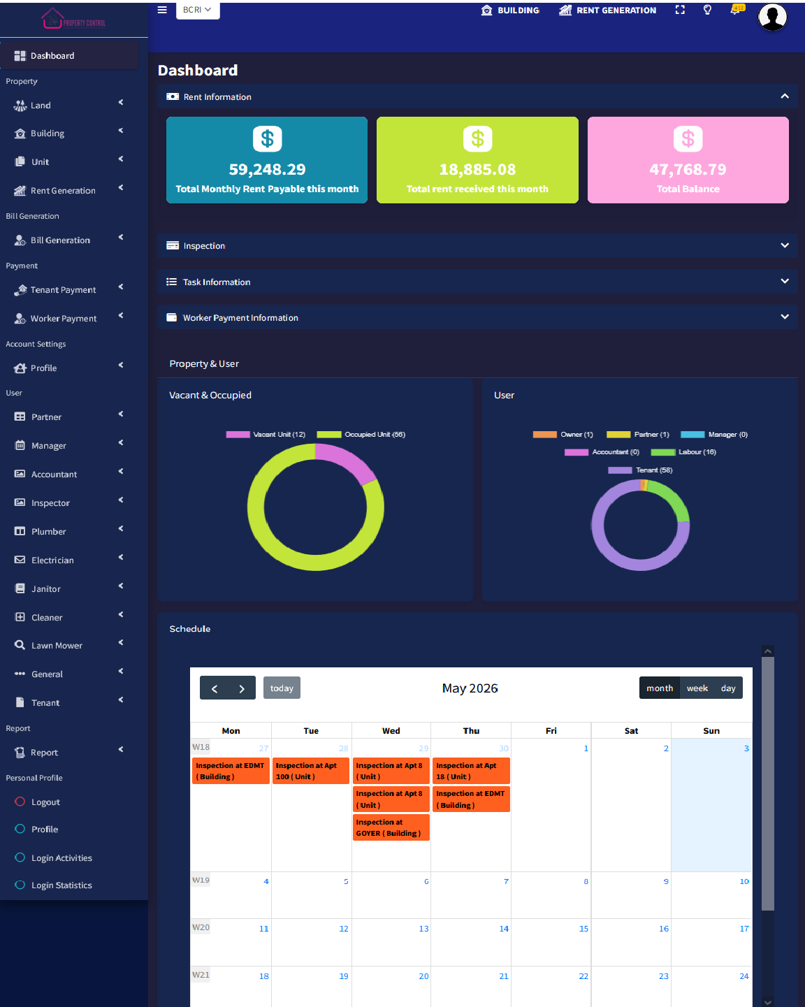 Property Control screenshot