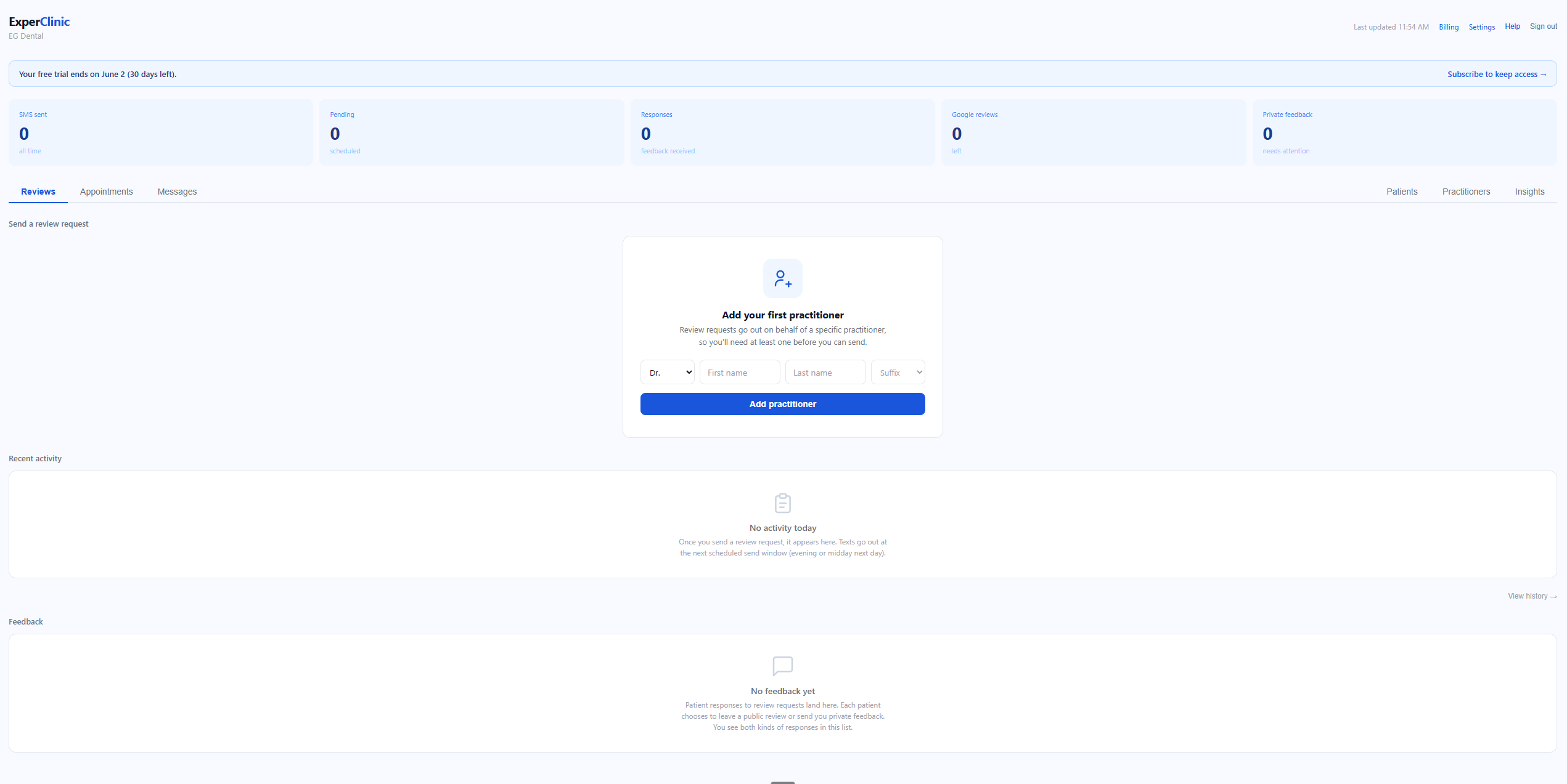 ExperClinic screenshot