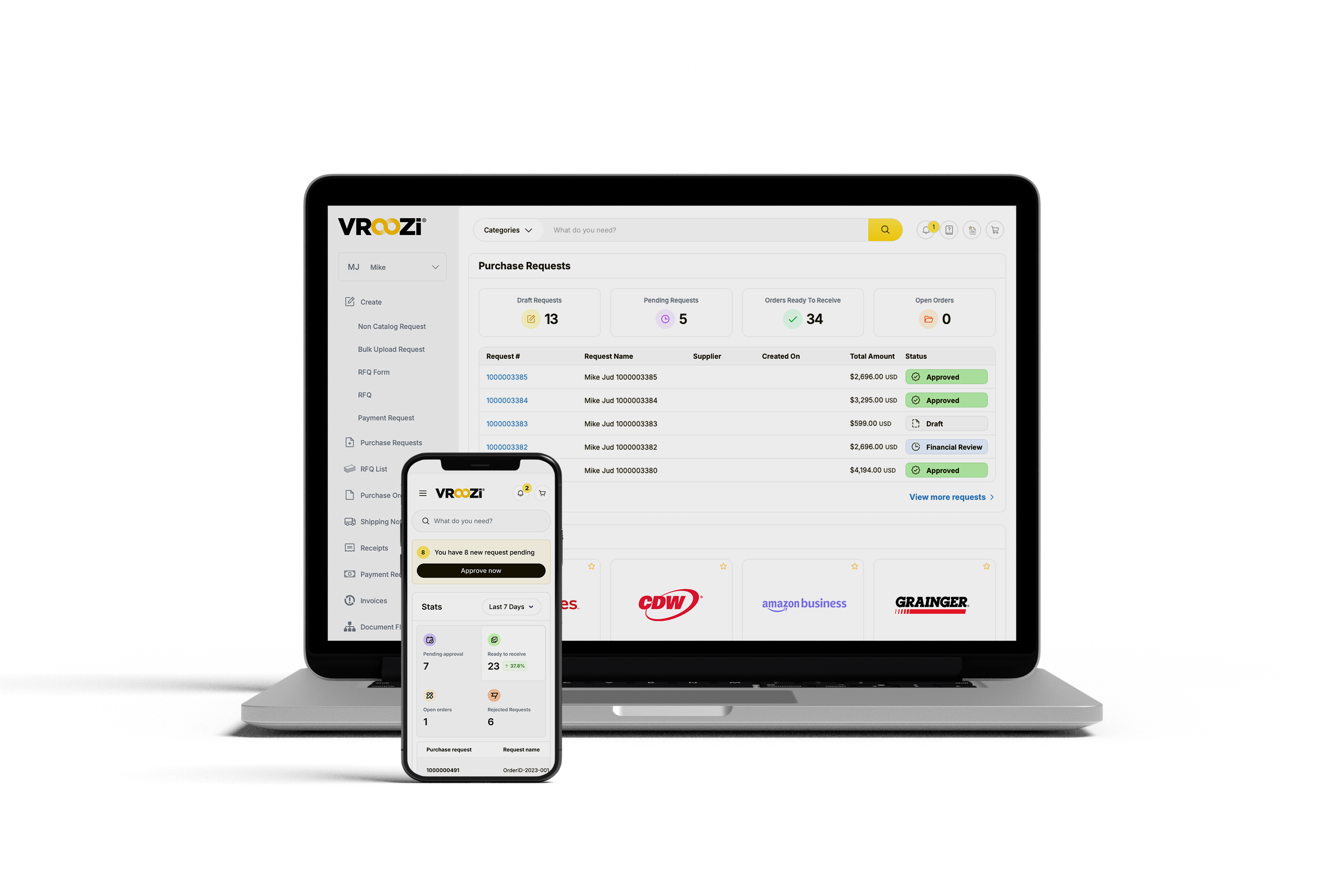 Vroozi screenshot