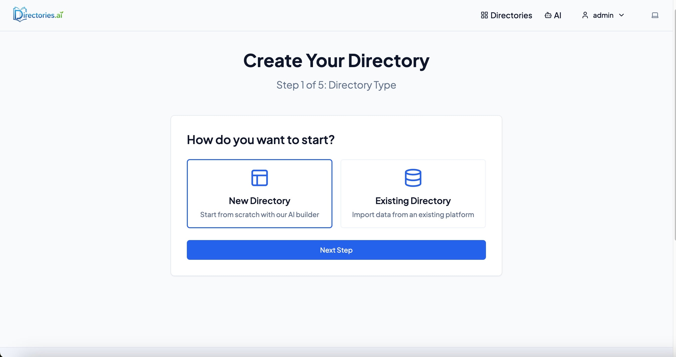 Directories.ai screenshot