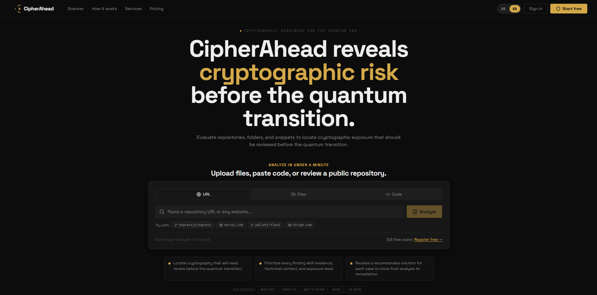 CipherAhead screenshot