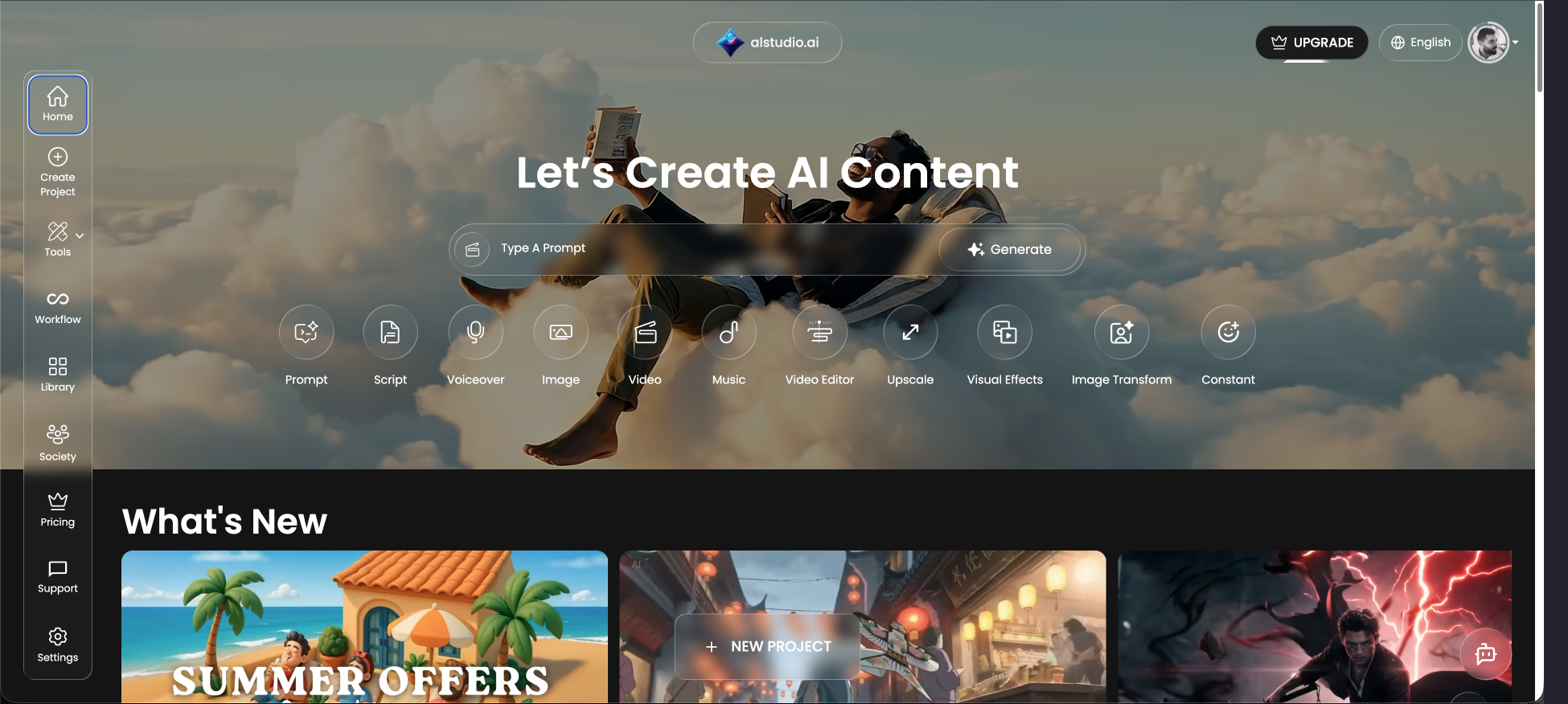Alstudio.ai screenshot