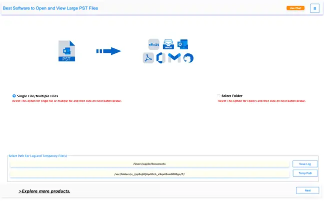 CloudXena PST File Viewer screenshot