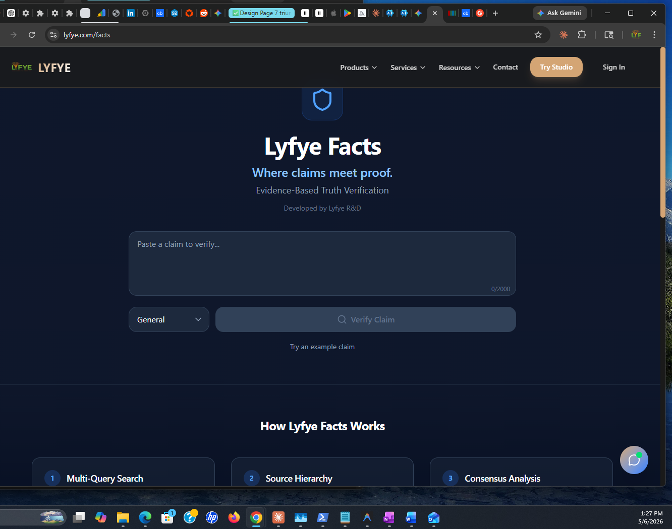 LYFYE Facts screenshot