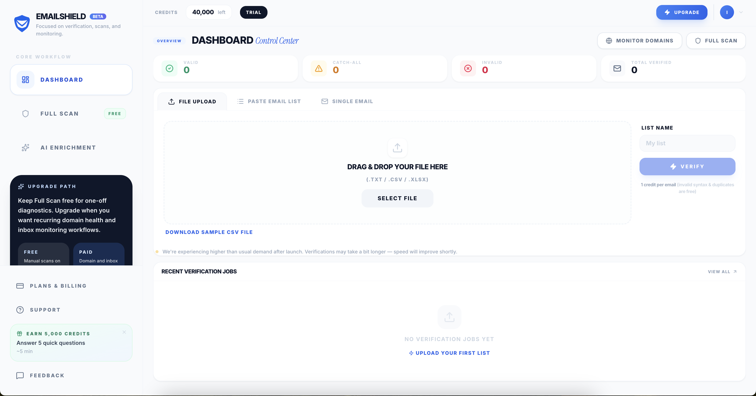 EmailShield screenshot