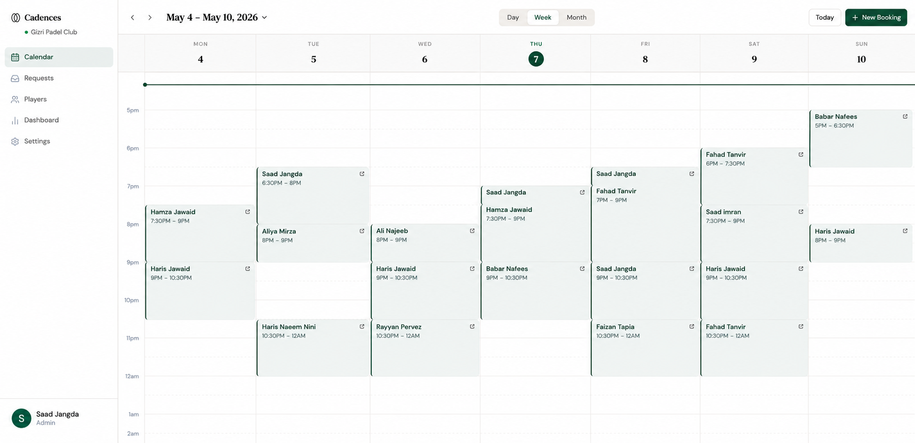 Cadences screenshot