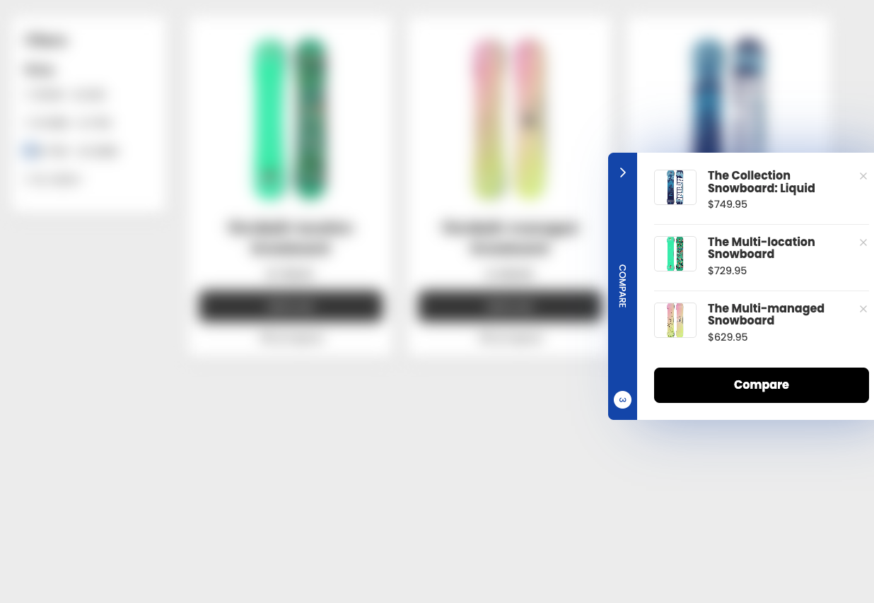 Smart Comparison Widget screenshot
